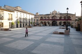 La ciudad de Lorca -en la imagen,la plaza- acoge durante dos días el Consejo de Patrimonio Histórico.